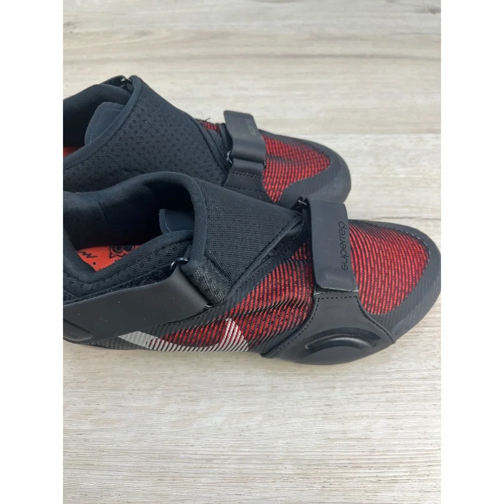 Nike SuperRep Cycle Black Red Cycling Shoes‎ CJ0775-008 WOMENS SIZE 7